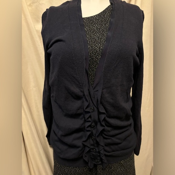 Loft button front cardigan sweater M - Picture 1 of 8